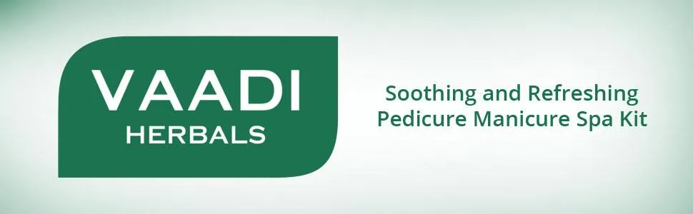 Vaadi Herbals Pedicure Manicure Spa Kit Soothing & Refreshing Hands Feet Toes & Nails 135 ml - product information 1
