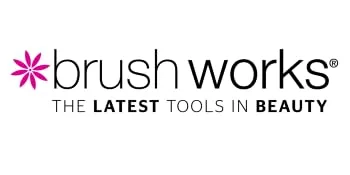 Brushworks Tan Applicator Mitt - Brushworks Logo