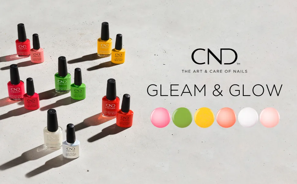 CND Shellac Catching Light - No. 472 Yellow - Original CND - UV Varnish - Nail Design - Gleam & Glow Collection - khku