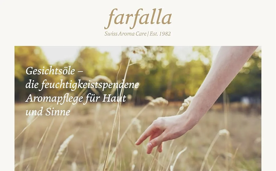 farfalla Rose Geranium Facial Oil Moisture 100% Certified Natural Cosmetics 15 ml - farfalla