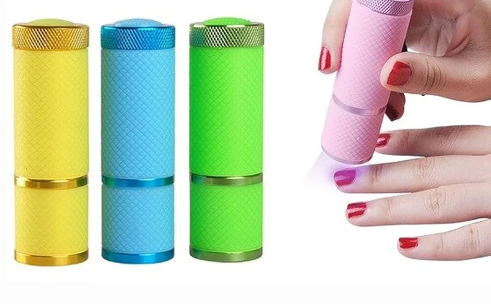 Glamza White Professional Mini Portable Travel Nail Cure LED Light Lamp Fast Gel Nail Dryer - product information 3