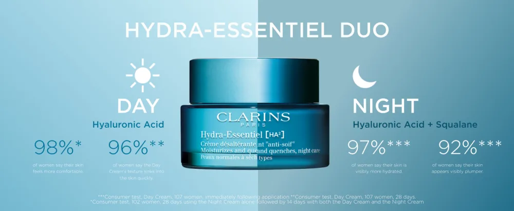 Clarins Hydra-Essentiel HA2 Light Cream 50ml - HE Day & Night