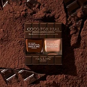 Nails.INC Coco For Real Duo - chocolate polish