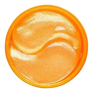INC.redible Party Recharge Avocado Under Eye Masks - 20 Pairs - Vitamin C infused orange hydrogel eye masks in an orange tub