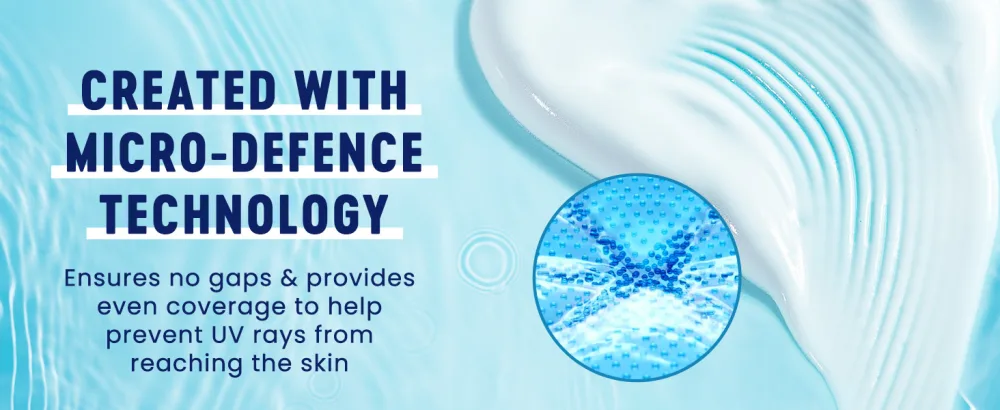 Biore UV Aqua Rich Water Essence Sunscreen SPF 50 50ml - Created with micro-defence technology