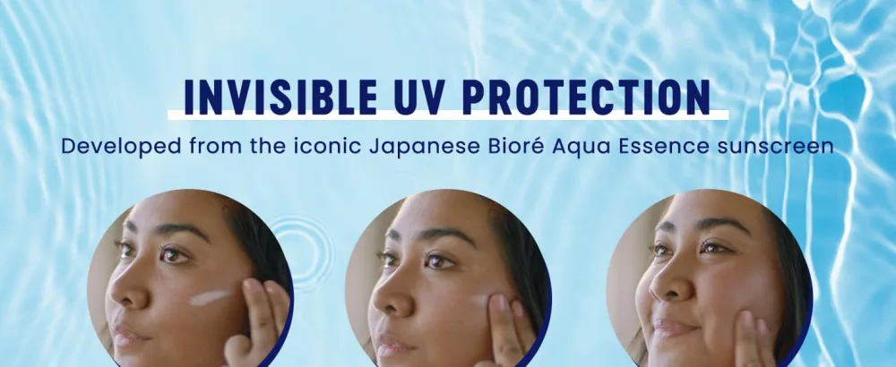 Biore UV Aqua Rich Water Essence Sunscreen SPF 50 50ml - Invisible UV protection