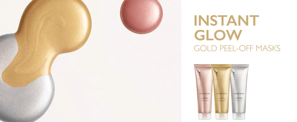 Lancaster Instant Glow Peel-Off Mask Hydration and Glow 75 ml - lancaster instant glow gold mask face skincare