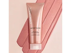 Lancaster Instant Glow Peel-Off Mask Hydration and Glow 75 ml - lancaster pink gold mask face