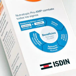 ISDIN Nutratopic PRO-AMP Emollient body cream (200 ml) | Moisturization and protection for atopic skin - atopic