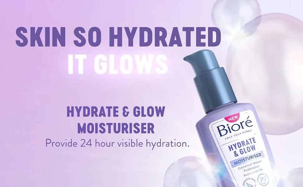Bior Hydrate and Glow Moisturiser - Skin so hydrated, it glows