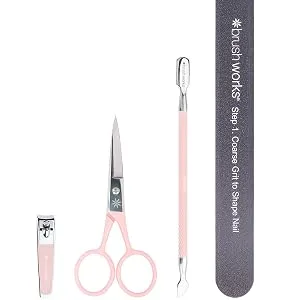 Brushworks Nail Pamper Set Pink One Size - nail