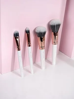 Brushworks Travel Set- Pink & Gold - product information 2