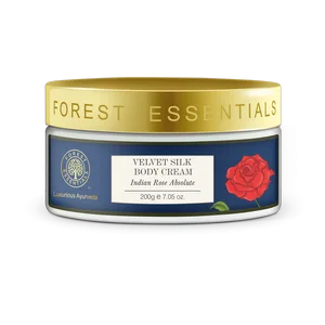 Forest Essentials Indian Rose Absolute Velvet Silk Body Cream 200g - product information 1