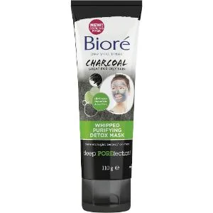 Biore Charcoal Whipped Purifying Detox Face Mask for Oily Skin 110g - product information 2