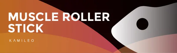 Kamileo Muscle Roller, Massage Roller for Relieving Muscle Soreness Cramping Tightness, Help Legs Back Joints Recovery (Workout Poster Included). Orange - product information 1