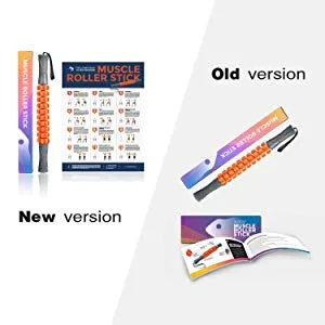 Kamileo Muscle Roller, Massage Roller for Relieving Muscle Soreness Cramping Tightness, Help Legs Back Joints Recovery (Workout Poster Included). Orange - product information 4
