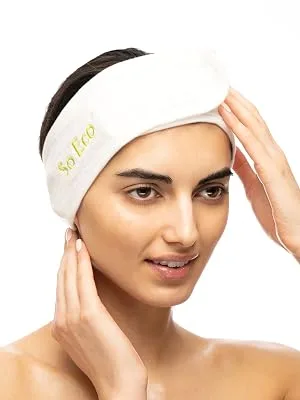 So Eco Bamboo & Cotton Headband Duo White - So Eco Bamboo & Cotton Headband Duo