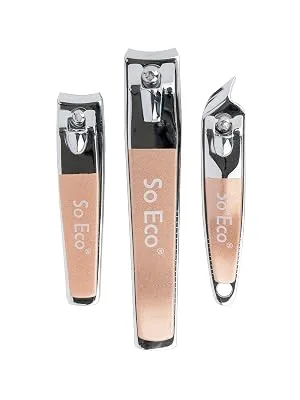 So Eco Nail Clipper Trio Silver One Size 80 40 082 - So Eco Nail & Cuticle Clipper Set