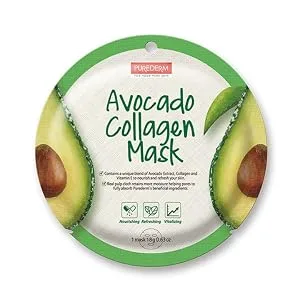 Purederm - Charcoal Collagen Mask - purederm avocado collagen mask
