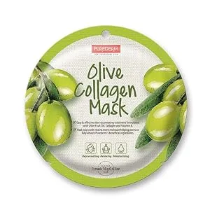 Purederm - Charcoal Collagen Mask - purederm olive circle collagen mask