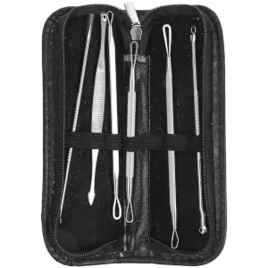 Beatifufu 1 Set Blackhead Removal Tool Cell Clip for Blackheads Professional Remover Household Blackhead Tool Needle Daily Use Blackhead Tool Stainless Blackhead Tool - product information 4