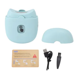 Automatic Fast Trimming Electric Nail Clipper Comfortable Easily Operation Alloy Nail Clipper with Safety Design Fingernail Cutter for Elderly Children - product information 2