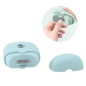 Automatic Fast Trimming Electric Nail Clipper Comfortable Easily Operation Alloy Nail Clipper with Safety Design Fingernail Cutter for Elderly Children - product information 3