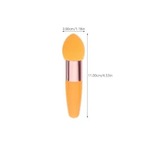HAPINARY 3pc Nose Contour Brush Travel Size Kit on Stick Makeup Travel Makeup Brush Makeup for Foundation Concealer Sponge Mushroom Brush Shadow - product information 1