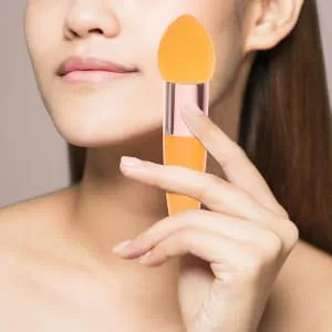 HAPINARY 3pc Nose Contour Brush Travel Size Kit on Stick Makeup Travel Makeup Brush Makeup for Foundation Concealer Sponge Mushroom Brush Shadow - product information 6