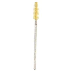 Disposable Eyelash Brushes 50 Pieces Nylon Make-up Brushes Mascara Sticks Eyelashes Eyebrows Disposable Portable Brush (Yellow) - product information 6
