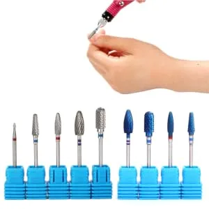 HAPINARY Nail Art Tools Nail Art Supplies Nail Grinding Head Nail Art Accessories Tungsten Steel Tool Nail File Drill Bit Tools medium As Shown - product information 3