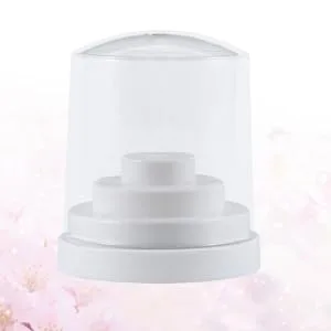 IWOWHERO 1pc 48 Nail Drill Bits Holder Nail Bit Nail Drill Bit Holder Nail Drill Bits Stand Display Nail Grinding Head Nails Drill Bits Nail Drill Bit Organizer Container Multicolor White Size 1 White - product information 4