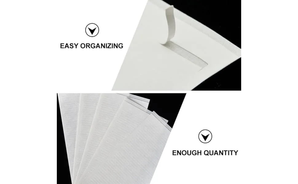 Beatifufu 10 Sheet Base Sticker Fake Eyelash Glue Base White Fake Lash Glue Stand Eyelash Holder - product information 2