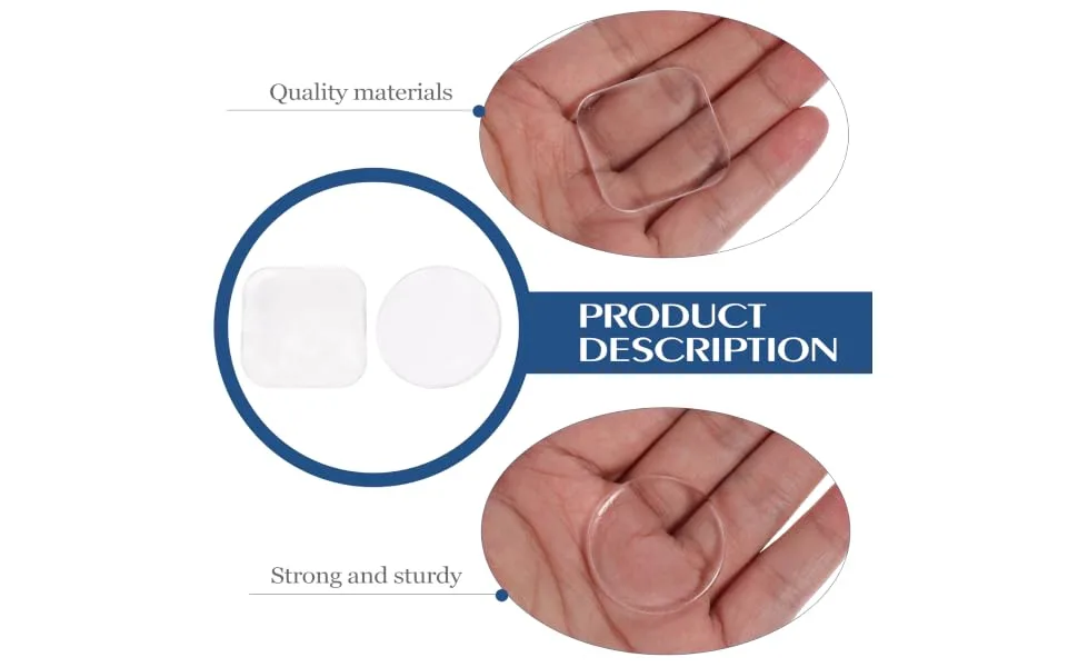 HAPINARY Reusable Eyelash Pad Adhesive Rubber Clip Lash Pad Pallet - product information 2