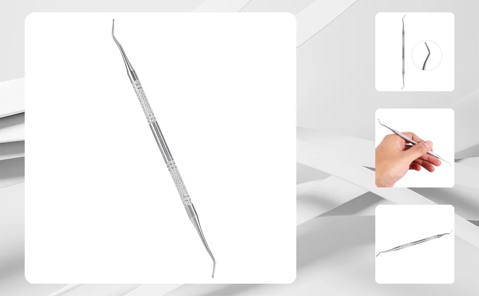 Pedicure Tool Professional Correction Lifter for Ingrown Toenails File Cleaner Double-sided Pedicure Tool - JM01239-1
