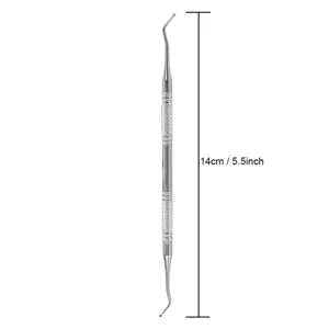 Pedicure Tool Professional Correction Lifter for Ingrown Toenails File Cleaner Double-sided Pedicure Tool - JM01239-2