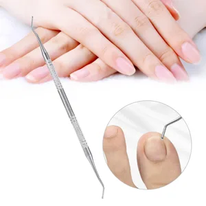 Pedicure Tool Professional Correction Lifter for Ingrown Toenails File Cleaner Double-sided Pedicure Tool - JM01239-2