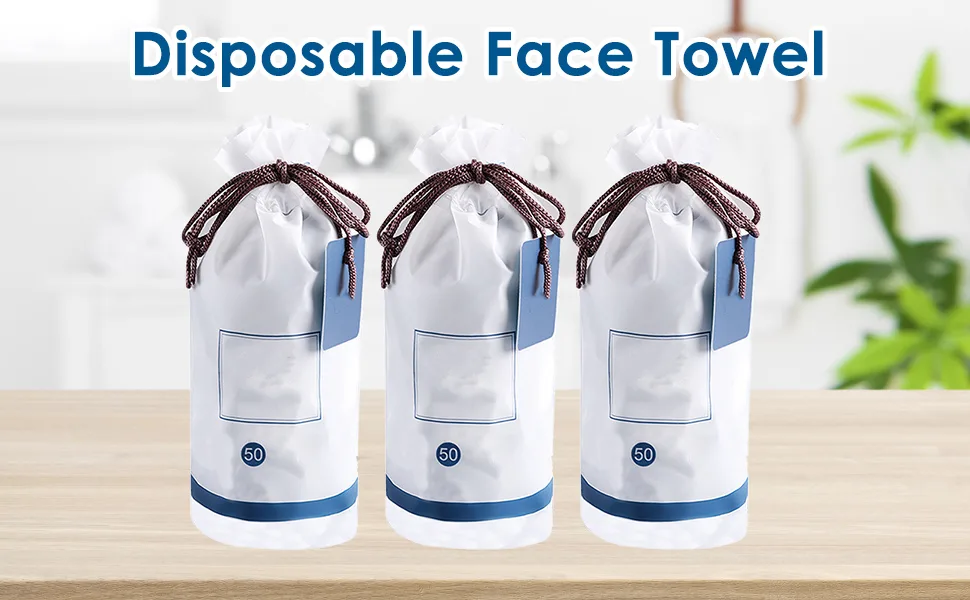 Disposable Face Towel 3 Bags Disposable Compressed Face Towel Portable Soft Cotton Face Cleaning Towel - product information 2