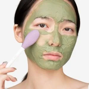 SOESFOUFU Scrub Scrubber Clay Brush Tool Facial Scrub Mud Cleanser Brush Silicone Brush Applicator Brush Cleansing Brush Washbasin Detergent Plastic Double Head - product information 1
