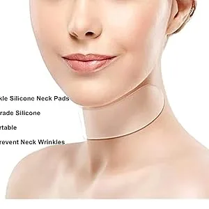 PHCOMRICH Reusable Anti Wrinkle Neck Pad Silicone Decollete Pads for Eliminate and Prevent Neck Wrinkles Anti Aging Transparent Pads (1pc) - neck wrinkle