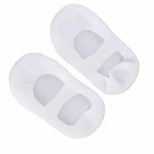 TYCIONG 1 Pair Silicone Socks Foot Protector Anti Tear Protection Foot Care Tool Prevention Socks (M) White M - JM12848-05-2