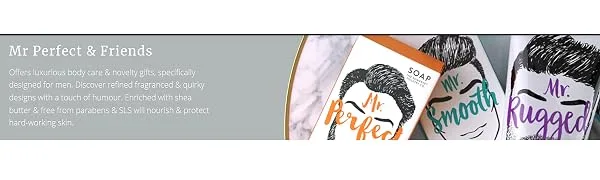 Mr Perfect & Friends Mr Smooth Soap Black Pepper and Ginger 200g - mr perfect