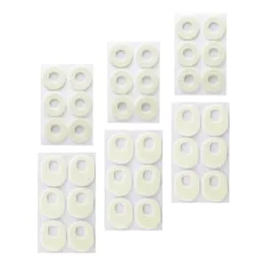 HAPINARY 6 Sheets Felt Corn Stickers Corn Pads Thick Felt Foot Pads Corn Cushions Sweat-Absorbent Foot Pads Felt Foot Corn Stickers Foot Corn Treatment Pads Corn Remover Pads - product information 6