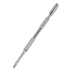 Dual Head Cuticle Pusher Stainless Steel Cuticle Pusher Nail Pedicure Tool for Dead Skin Callus Removal - 1414230031611-2