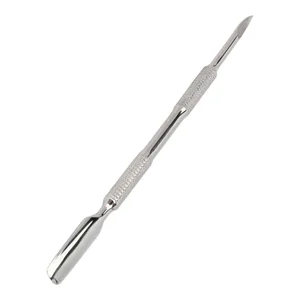 Dual Head Cuticle Pusher Stainless Steel Cuticle Pusher Nail Pedicure Tool for Dead Skin Callus Removal - product information 6