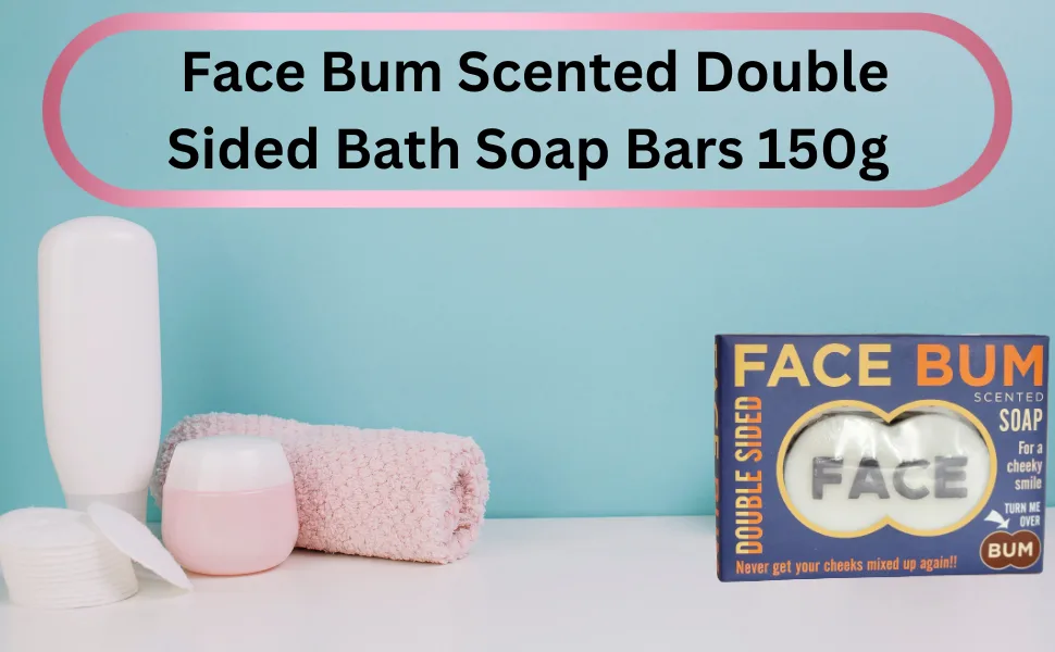 Face Bum Scented Soap Double Sided Bath Soap Bars 150g - Bum Face Scented Soap Double-Sided Shower and Bath Soaps Xmas Novelty Gift