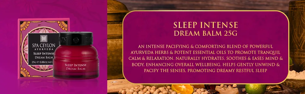 SPA CEYLON SLEEP INTENSE Dream Balm | Intense Pacifying Blend | Silicone-Free | Hydrating | Promotes Restful Sleep - product information 2