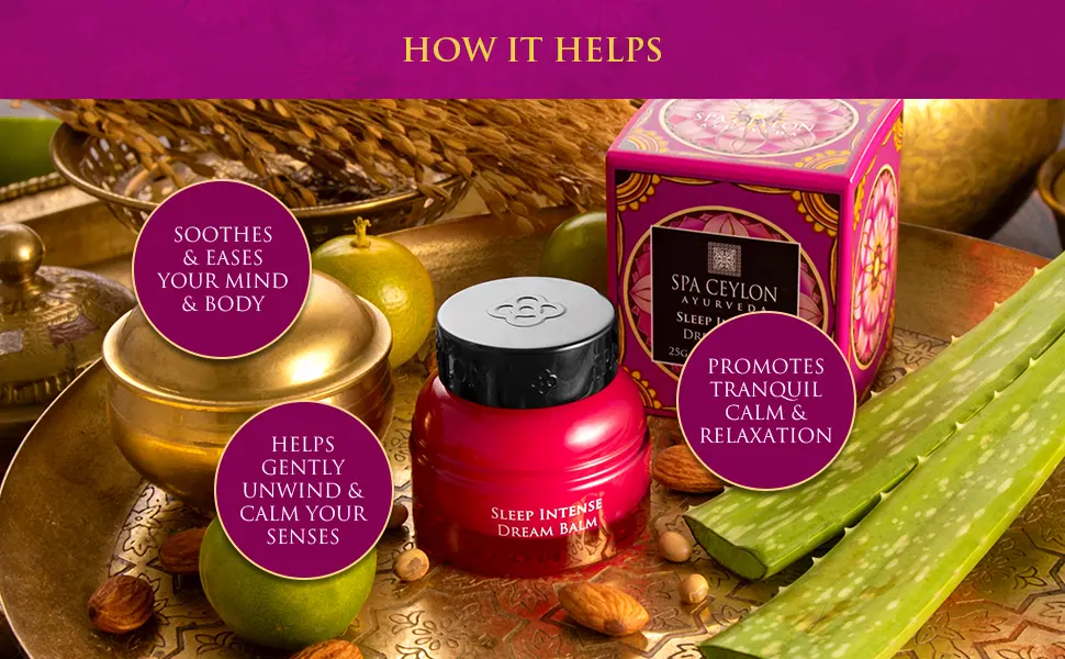SPA CEYLON SLEEP INTENSE Dream Balm | Intense Pacifying Blend | Silicone-Free | Hydrating | Promotes Restful Sleep - product information 4