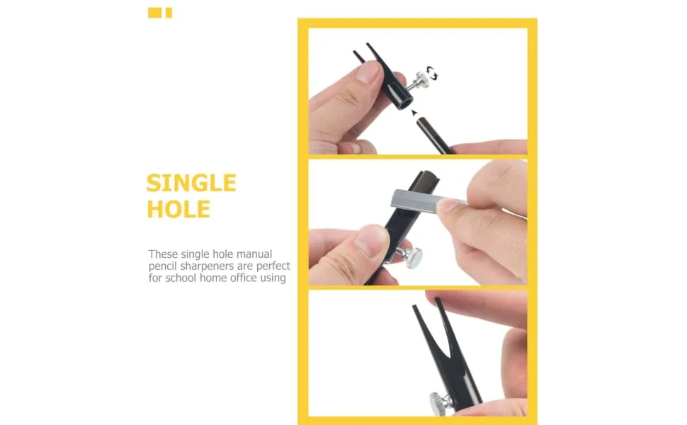 Didiseaon Eyebrow Sharpening Tool Eyeliner Sharpener Lip Pencils Sharpener Eyebrow Pencil Sharper Sharpening Tool Eyebrow Pencil Sharpener Make up Aluminum Alloy - product information 6