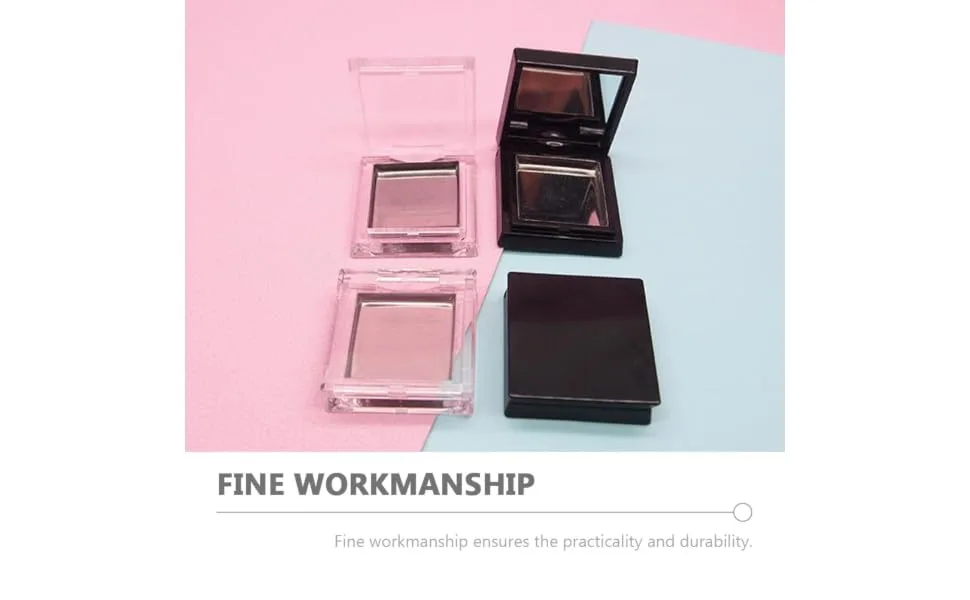 Gogogmee 1set Empty Eye Shadow Box Empty Lip Lazy Person Lipstick Makeup Palette Lip Balm Trays Empty Blush Empty Eyeshadow DIY Cosmetic Palette Makeup Blush Eye Shadow Pallet Plastic - product information 5